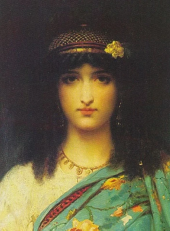 Pierre Olivier Joseph Coomans - Ritratto di una donna bizzantina